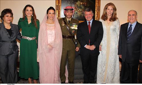 زوجات الملك حسين بن طلال واولاده