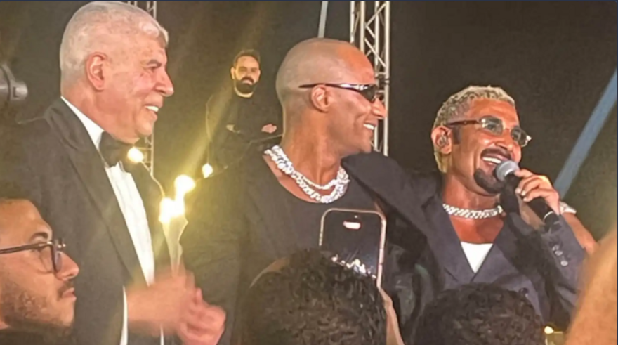 محمد رمضان يحتفل بزفاف مصطفى شوبير بعد يوم من إعلان إصابته