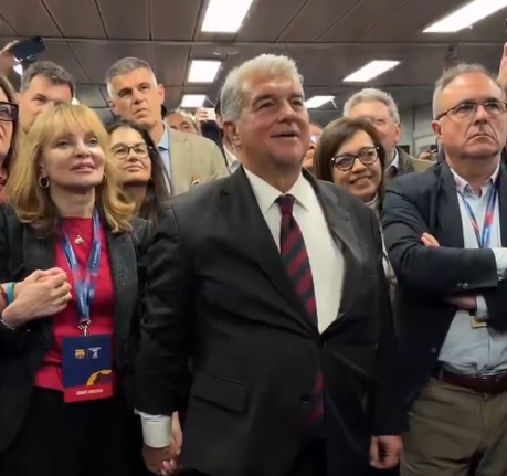 إعادة انتخاب خوان لابورتا رئيسًا لبرشلونة 