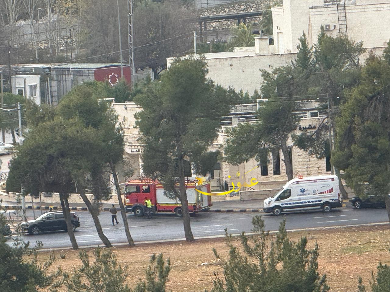 حريق كبير بديوان الهلسا في دابوق (فيديو)