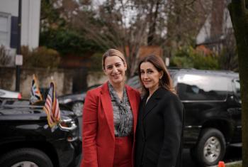 السفارة الأمريكية: امرأتان تمثلان بلدين عظيمين