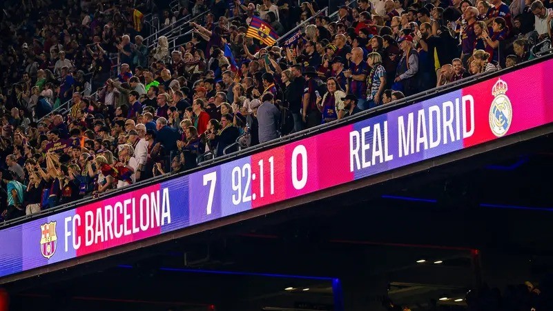 بـ7 أهداف ..  برشلونة يكتسح ريال مدريد في كلاسيكو السيدات