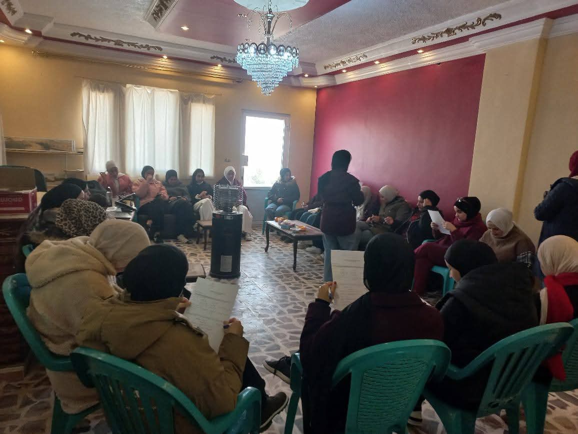 مركز شابات راكين ينظم جلسة حول العنف المبني على النوع الاجتماعي