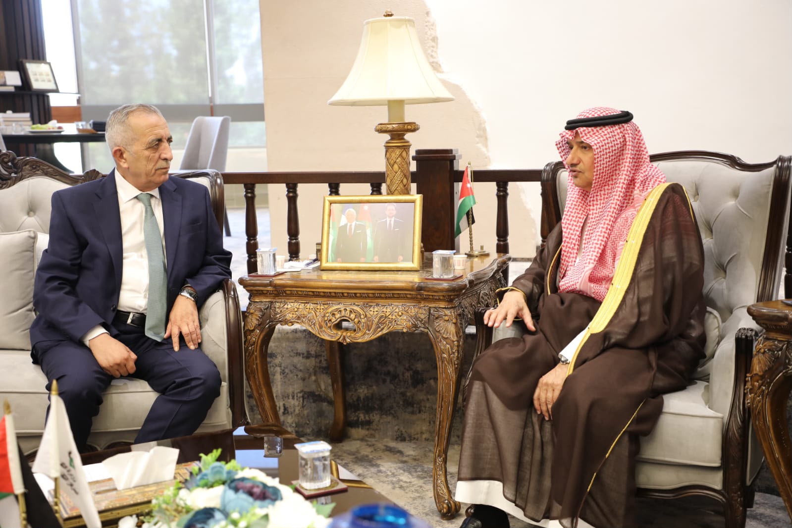 الرواشدة يلتقي السفير السعودي