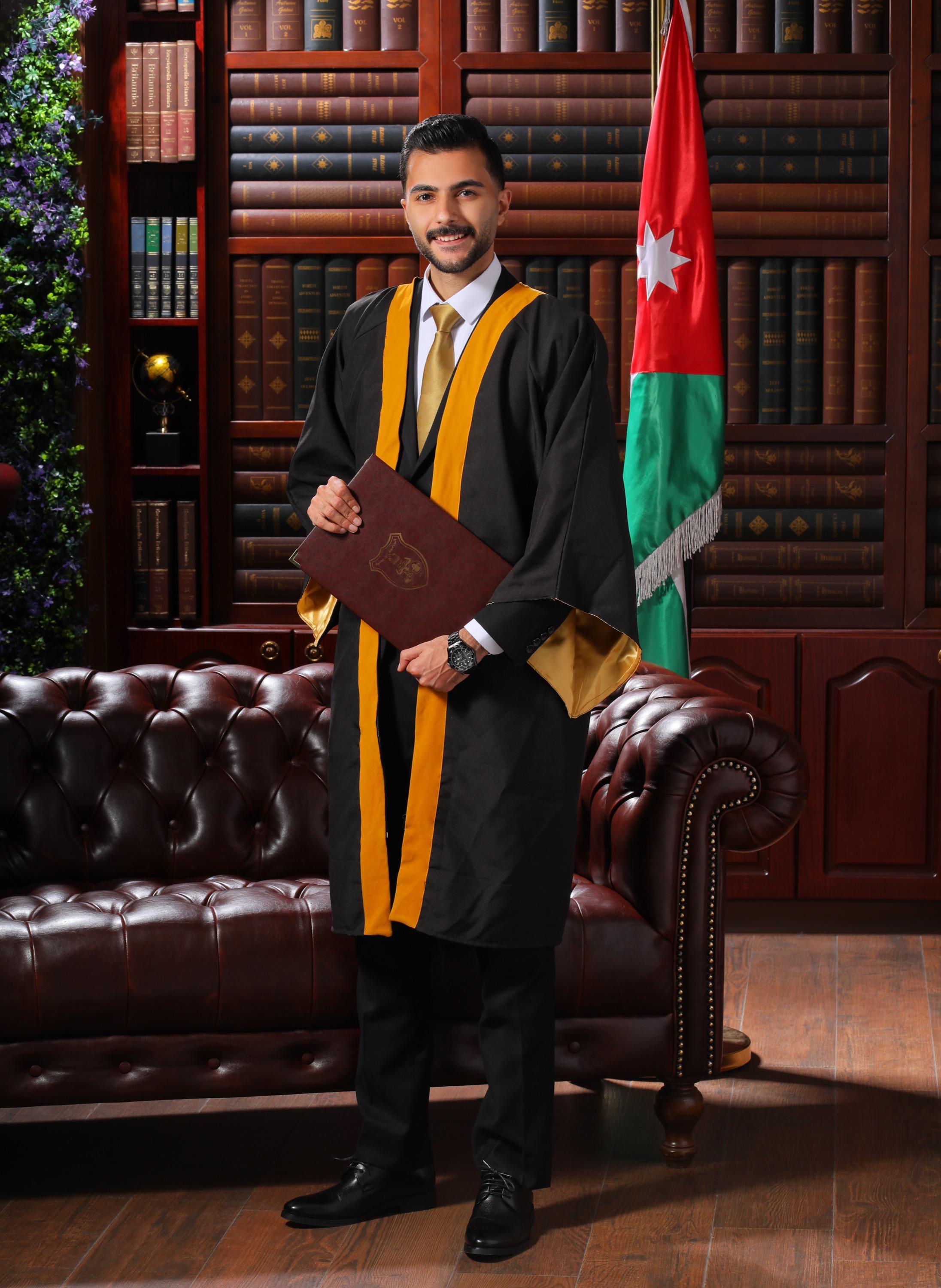 عبدالله علي الزعبي ..  مبارك بكالوريوس الأمن السيبراني