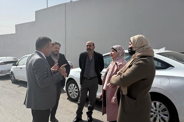 ماركا ..  العواودة يتفقد مدرستي الشهيد عايد الدعسان والخنساء