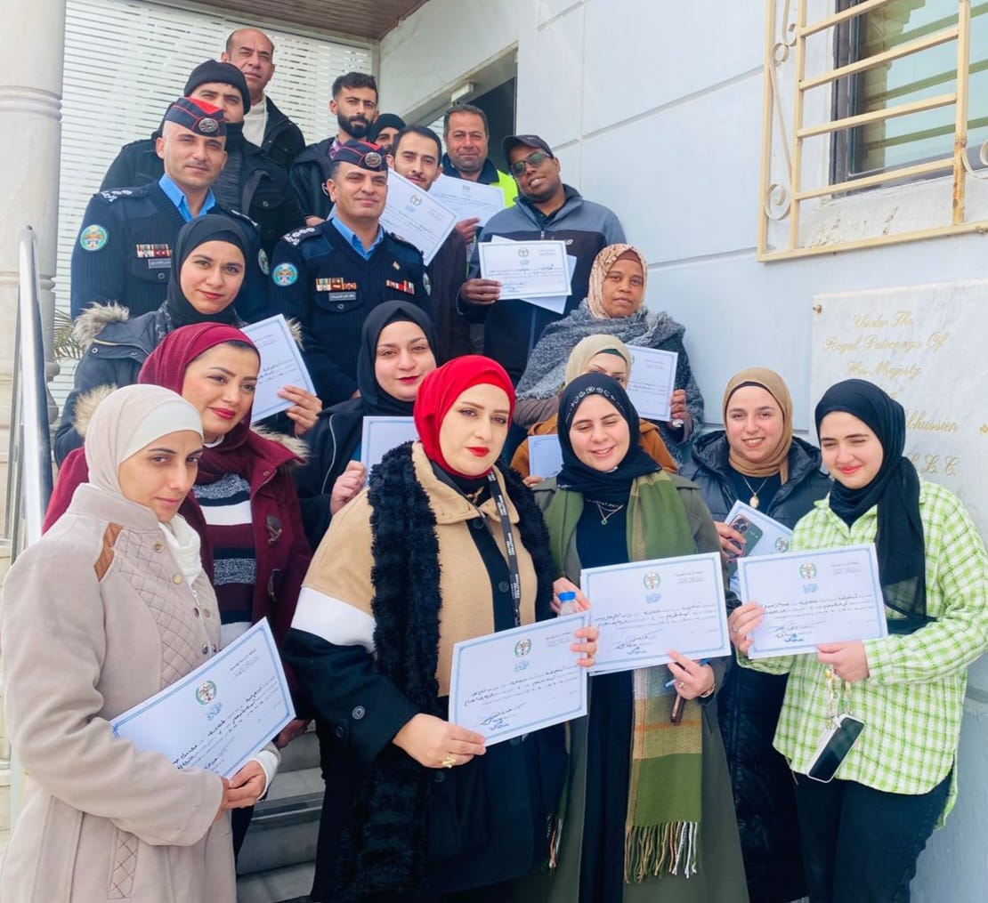 تخريج دورة أصدقاء الشرطة في الشركة المتحدة للإبداع