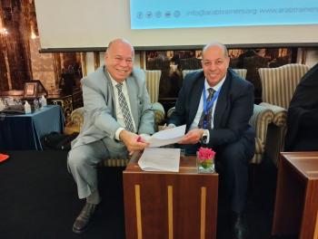 جمعية السلم المجتمعي توقع اتفاقية مع اتحاد المدربين العرب