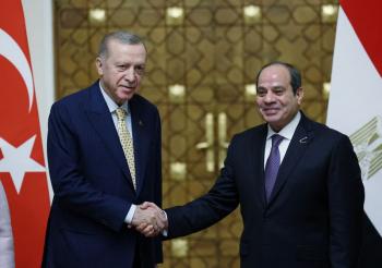 أردوغان يعلن استعداده للتعاون مع السيسي لإعادة إعمار غزة 