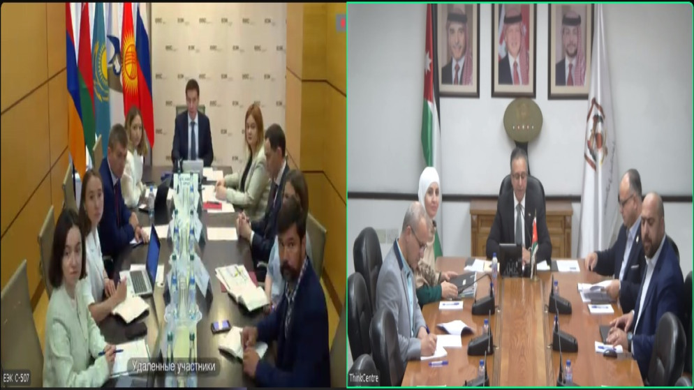 الأردن والاتحاد الاقتصادي الأوراسي يبحثان تعزيز التبادل التجاري