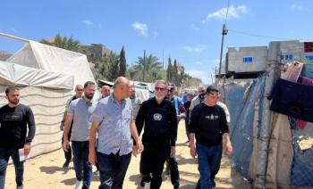 مهند هادي يزور غزة لأول مرة منذ توليه منصبه الأممي الجديد