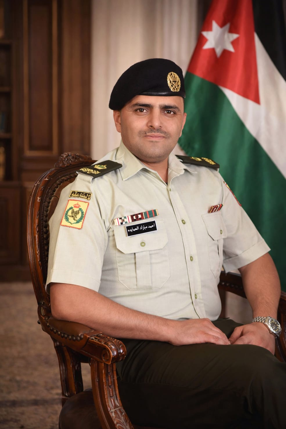 الرائد أحمد مبارك العمران ..  مبارك الترفيع