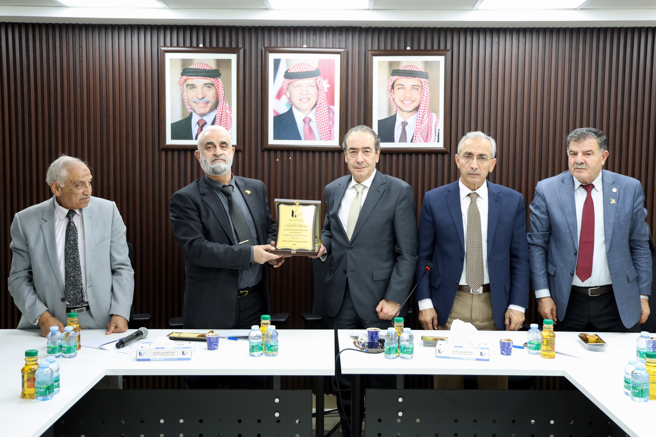 مجلس المهندسين يلتقي وفد نقابة المهندسين السوريين – فرع درعا