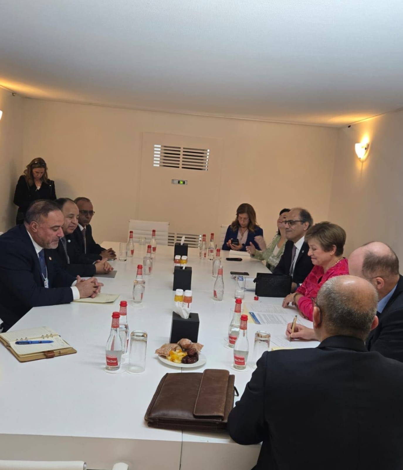 وزير المالية يبحث مع رئيسة صندوق النقد دعم برنامج الإصلاح الاقتصادي