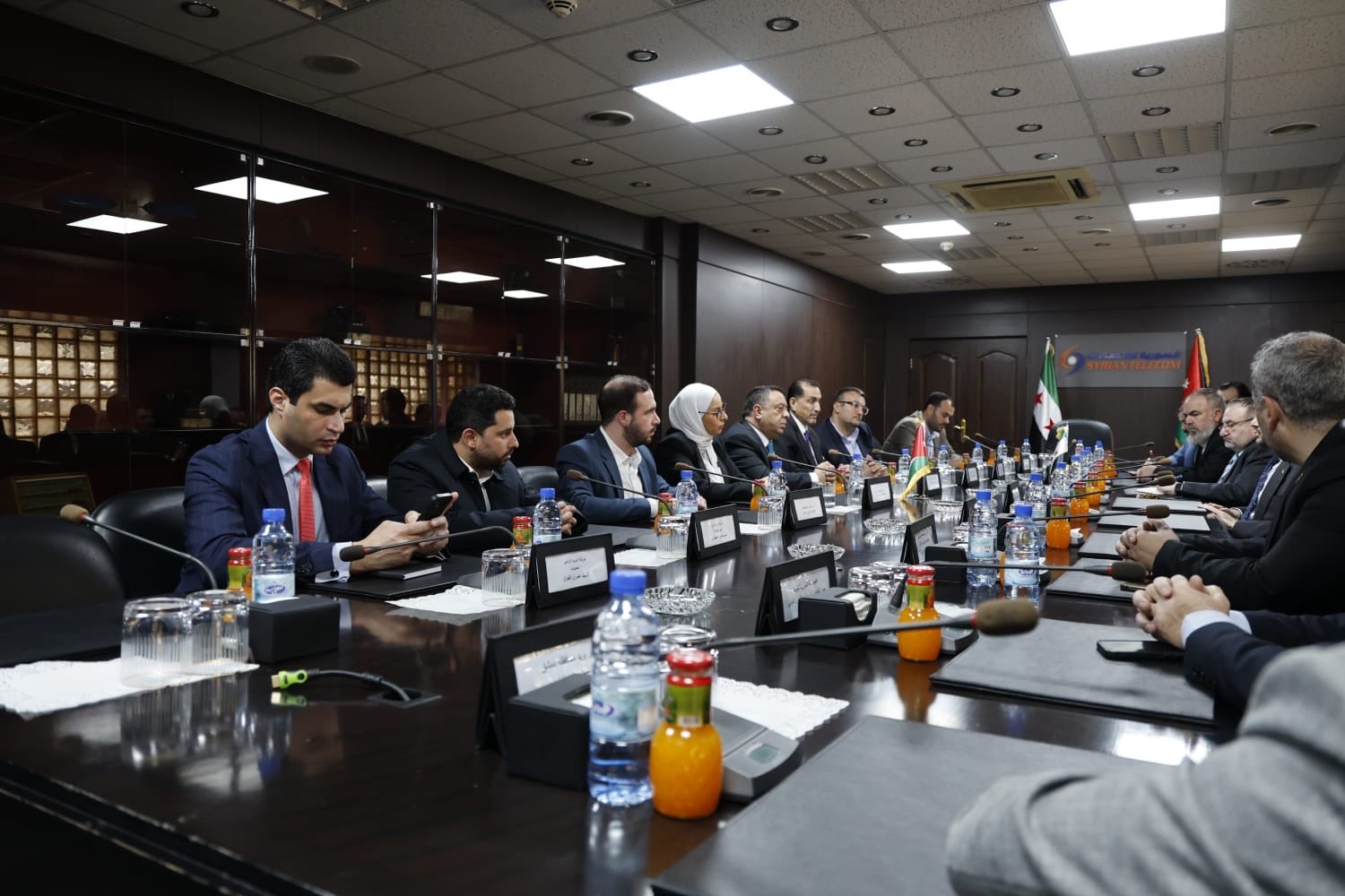 وفد أردني من البريد يزور دمشق ويلتقي وزير الاتصالات السوري