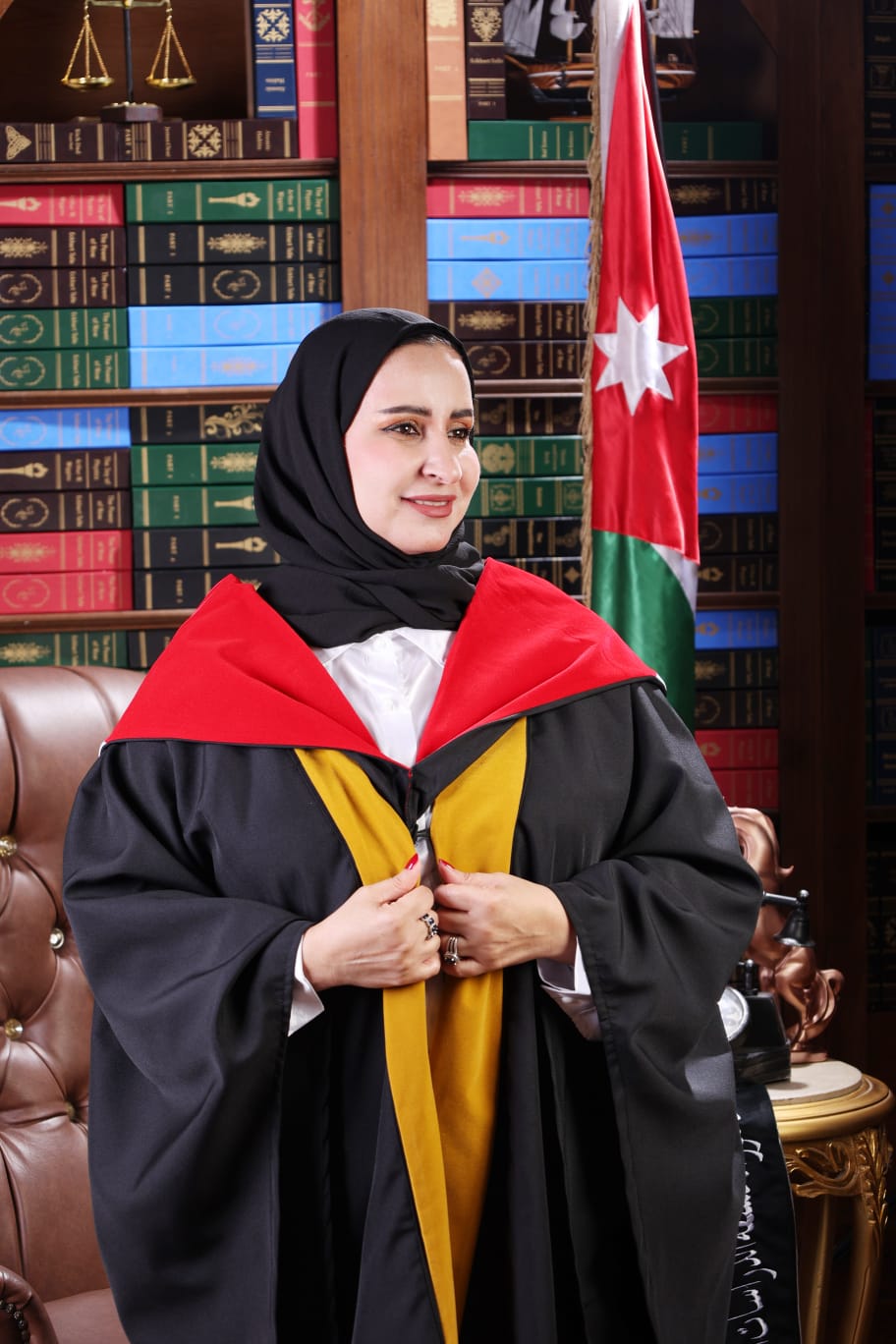 ختام ضيف الله الغيلاني الجبور تحصل على الدكتوراة ..  مبارك