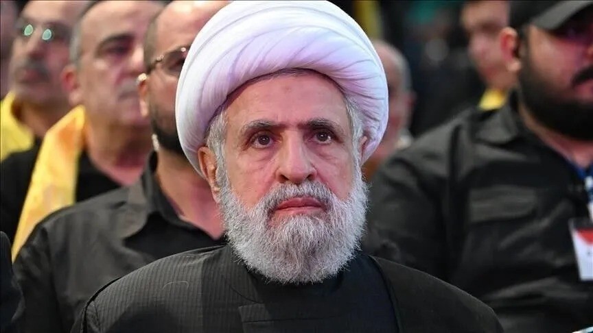 نعيم قاسم يدعو إلى تجميد المفاوضات المباشرة مع إسرائيل
