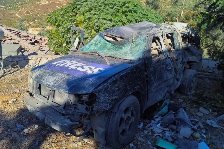 استهداف إعلاميين بغارة إسرائيلية على جنوب لبنان