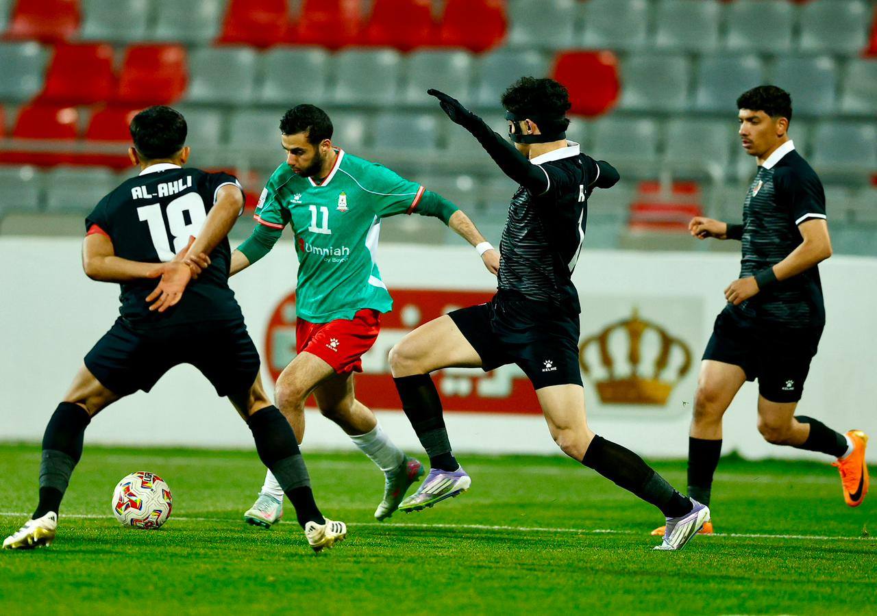 تعادل سلبي بين الوحدات والأهلي في دوري المحترفين