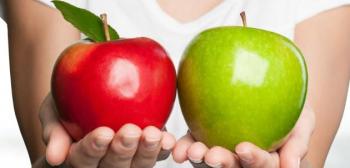 فوائد التفاح الأخضر والأحمر