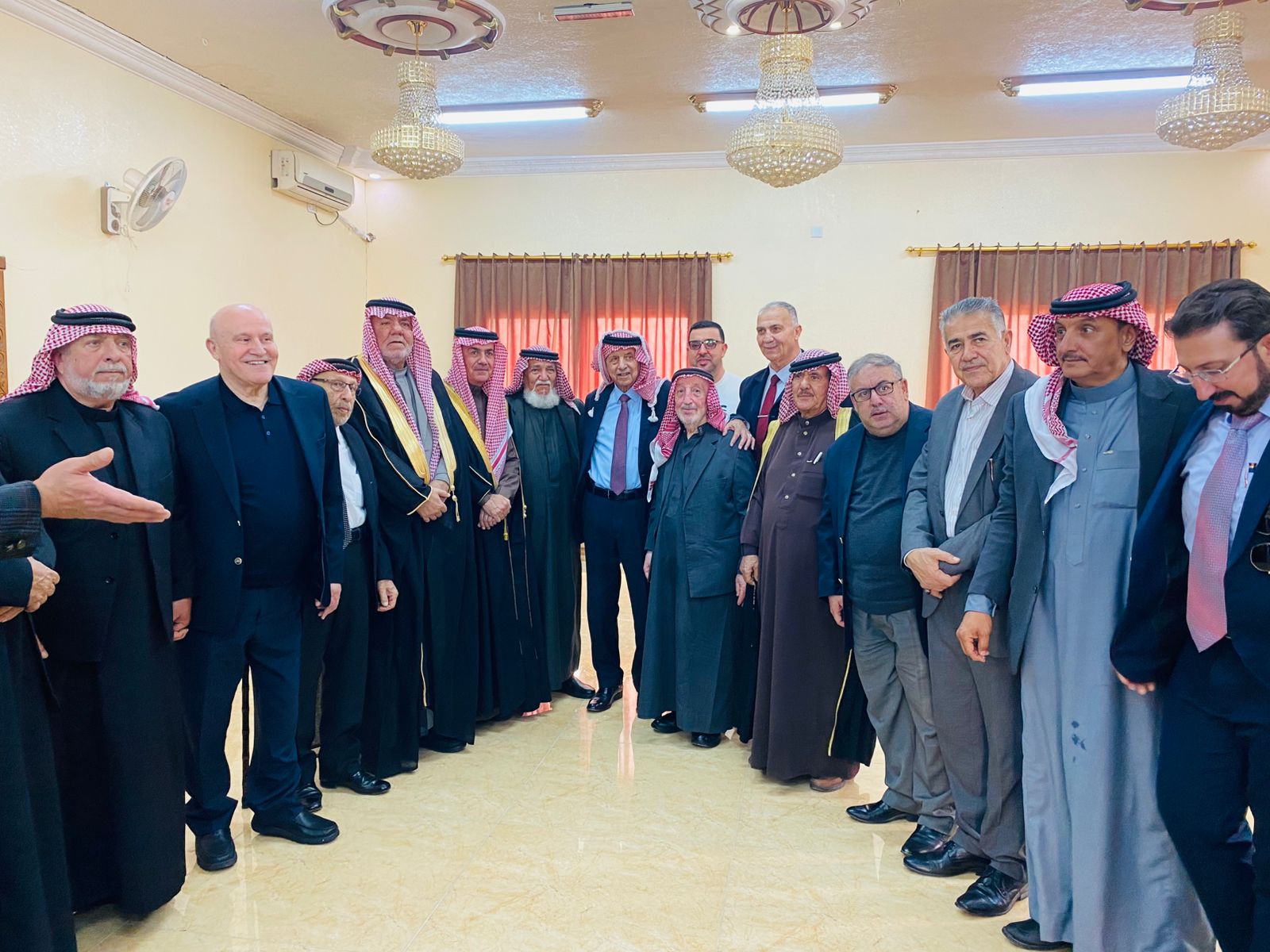 الشيخ مروان عوجان يستقبل العين توفيق كريشان