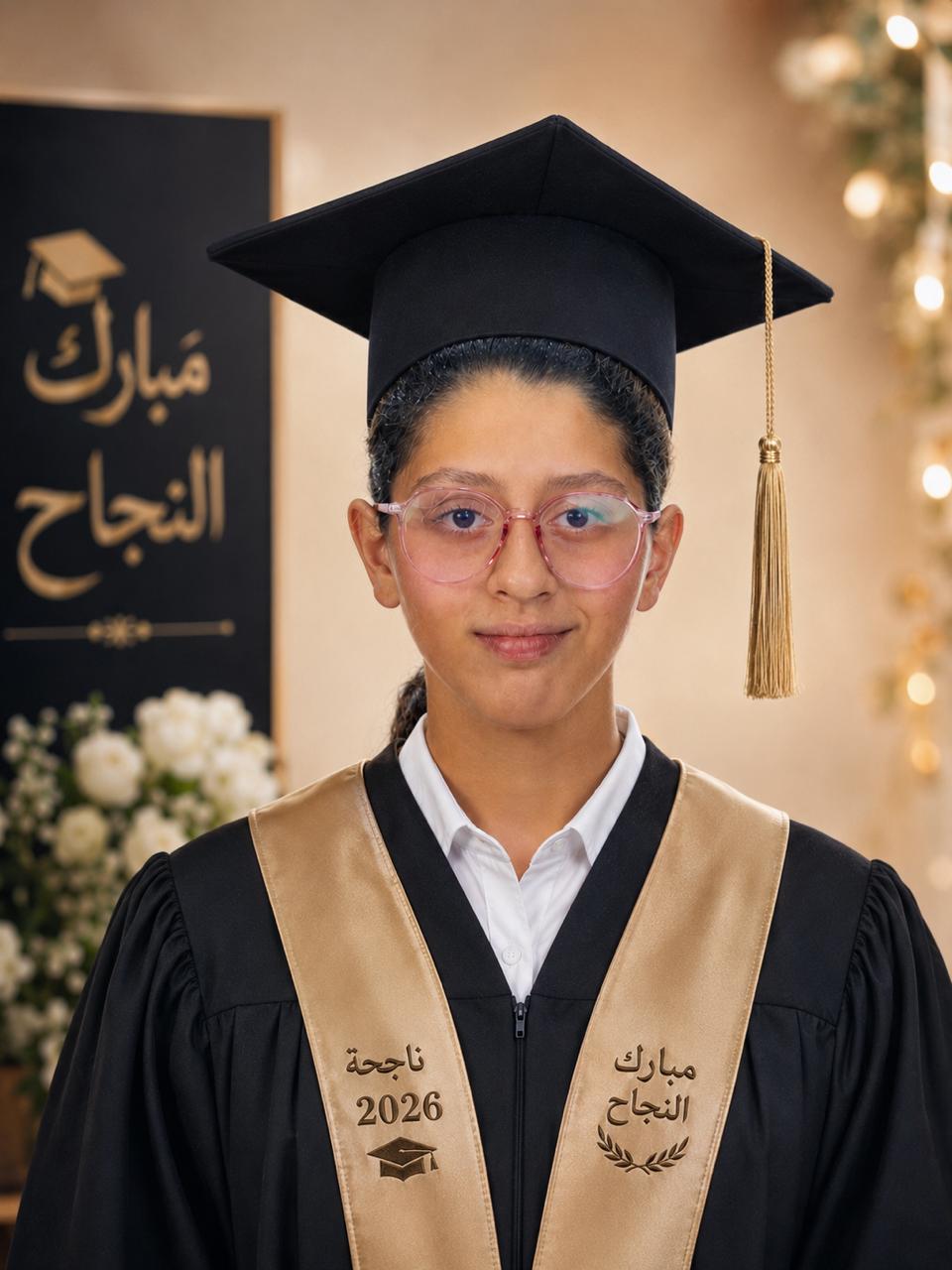 سارة عمر عربيات .. مبارك النجاح بتفوق 