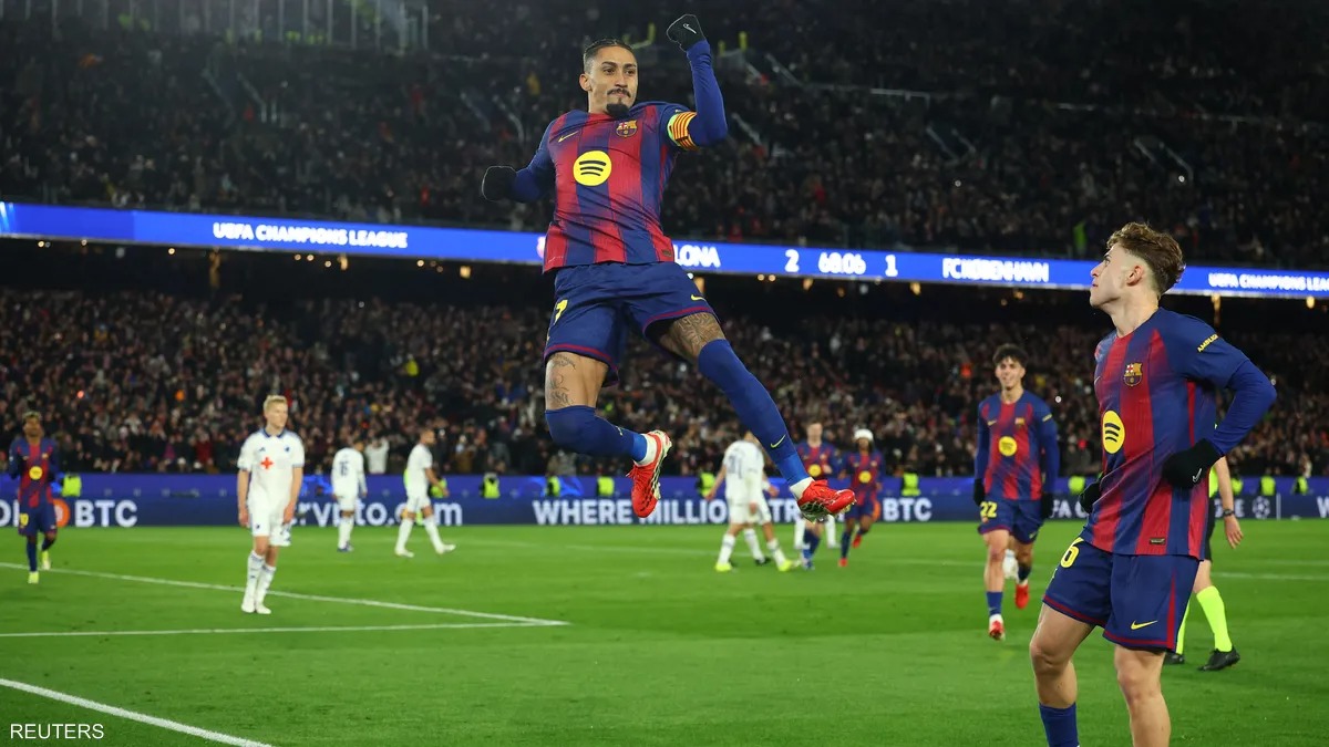 برشلونة يتأهل لثمن نهائي أبطال أوروبا والريال يخوض الملحق