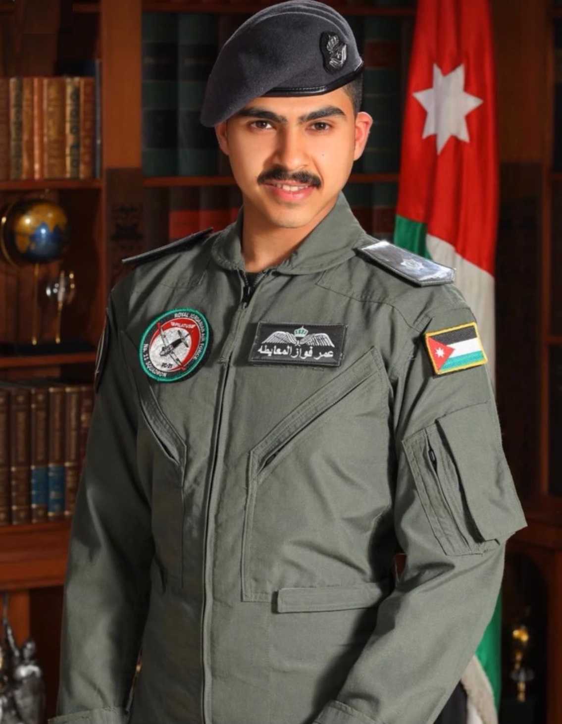 الملازم الكابتن عمر فواز المعايطة ..  مبارك