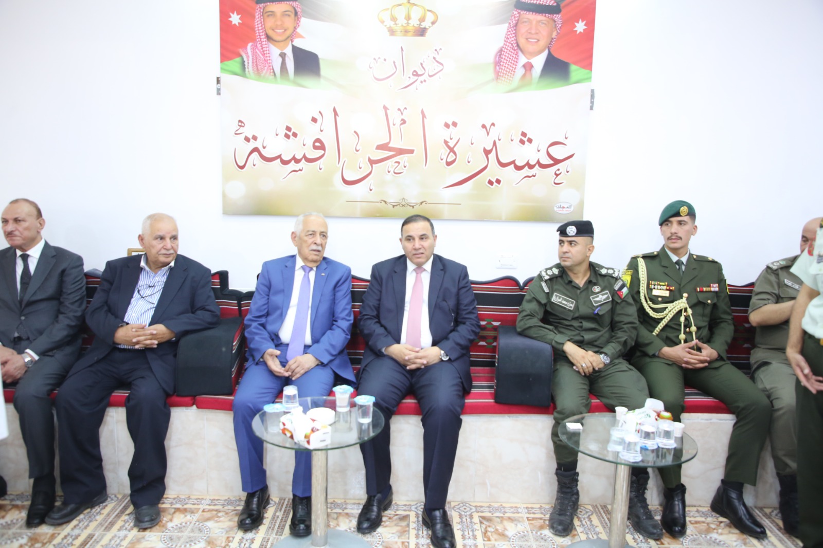مندوبا عن الملك وولي العهد ..  العيسوي يعزي السرحان والمدانات ويغنم والعبيسات والرواضية والقاضي