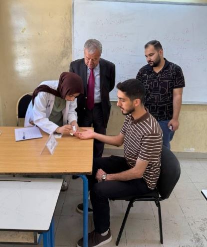 مستشفى المقاصد يقيم يوماً طبياً بمنطقة عرجان في عجلون