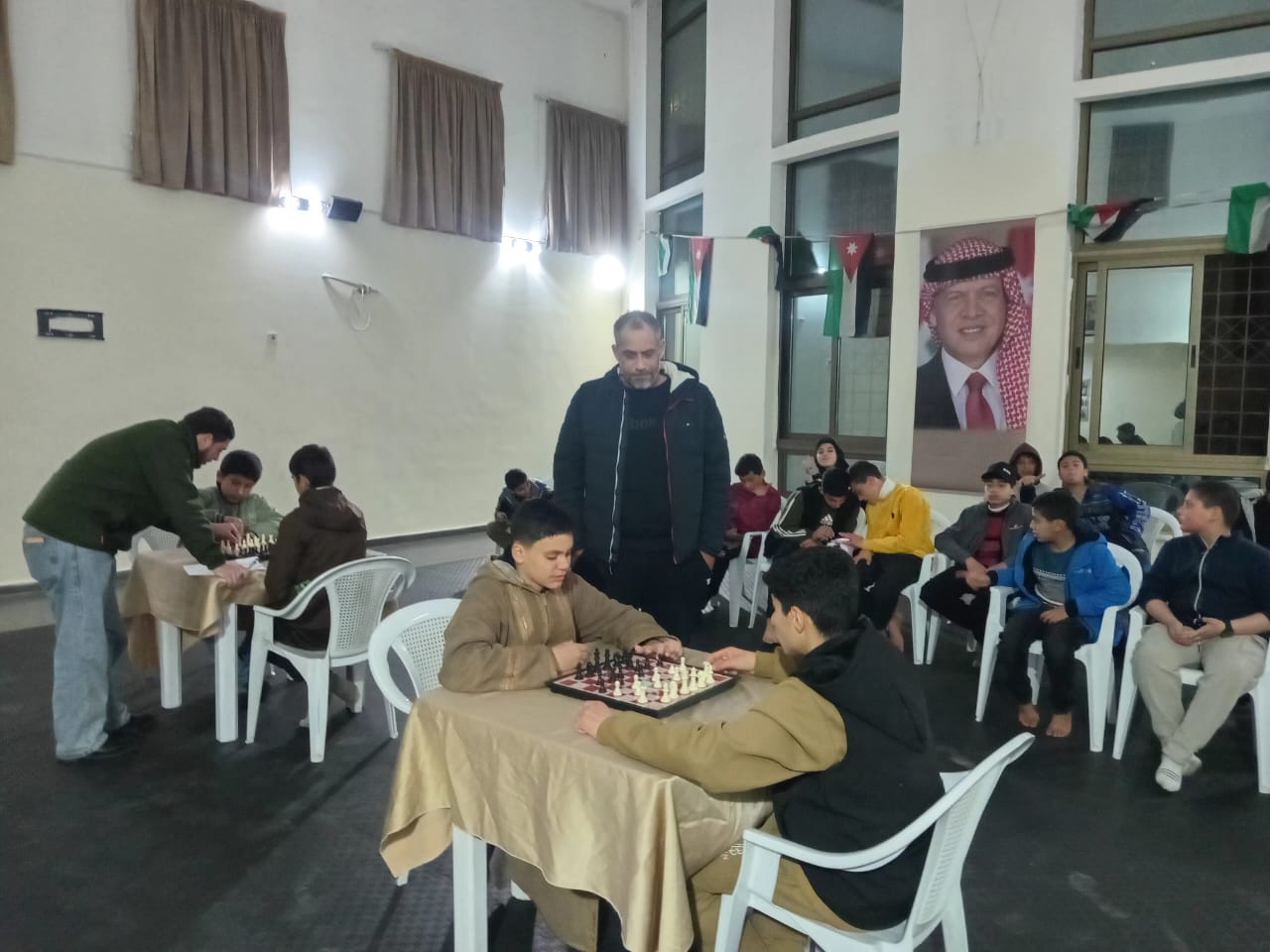 انطلاق المرحلة الثانية من بطولة الشطرنج في مركز شباب القويسمة 