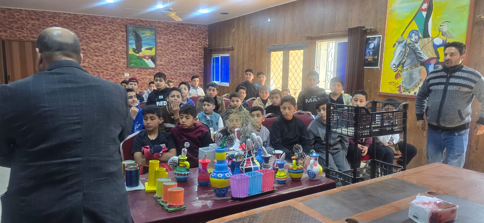 من نفايات إلى ثروة – فن إعادة التدوير ندوة بمركز شباب الوسطية