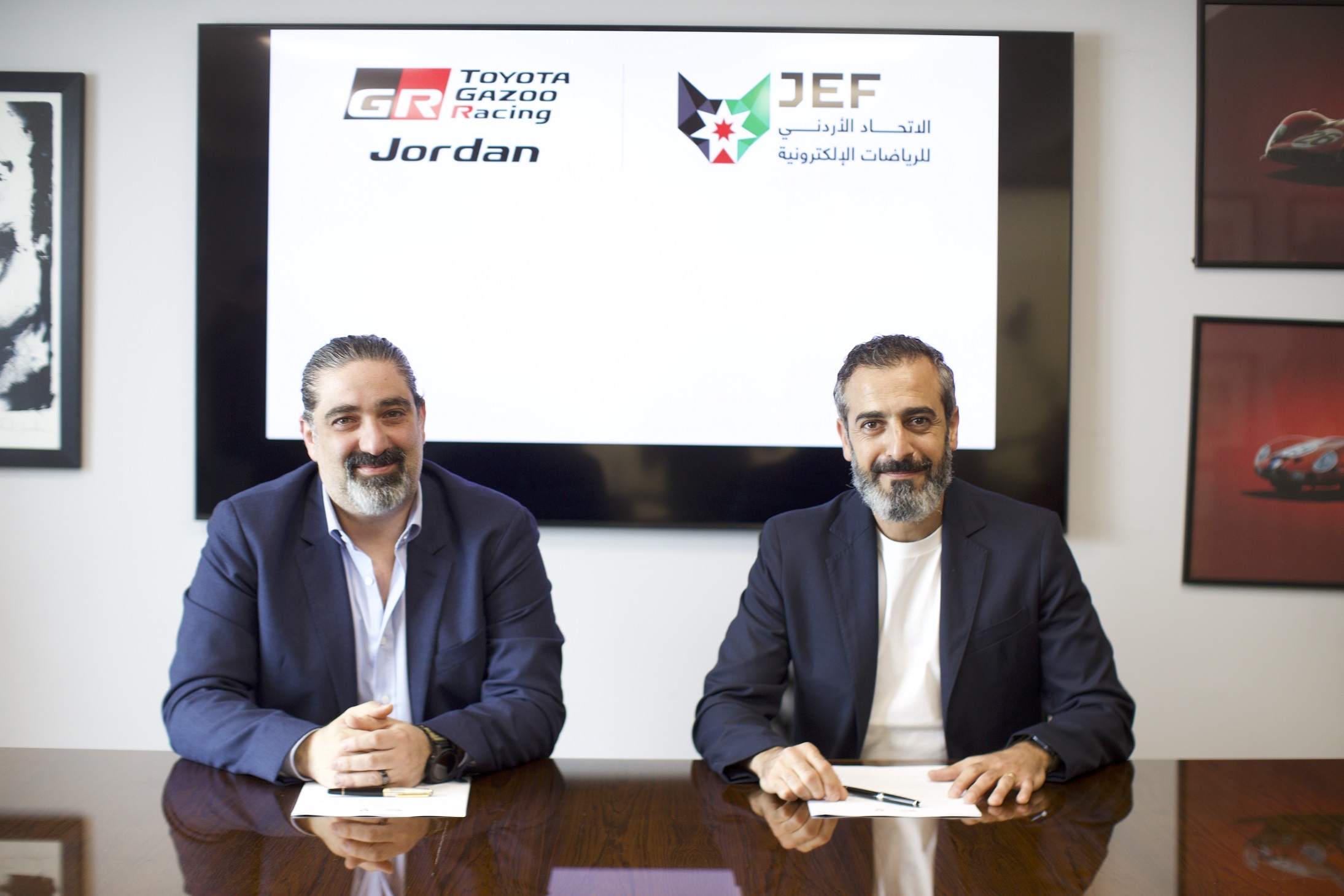 شراكة بين المركزية تويوتا جازو للسباقات - الأردن والاتحاد الأردني للرياضات الإلكترونية