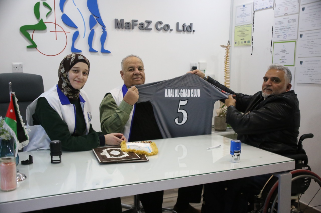 إشهار فريق نادي أجيال الغد لكرة القدم