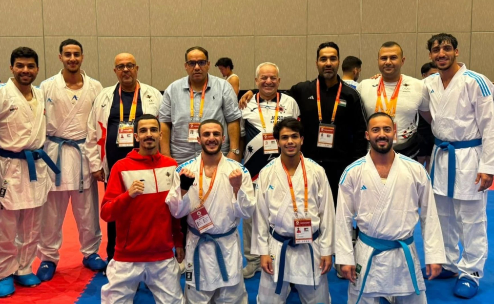 المنتخب الوطني للكراتيه يتأهل إلى نهائي القتال الجماعي ببطولة آسيا