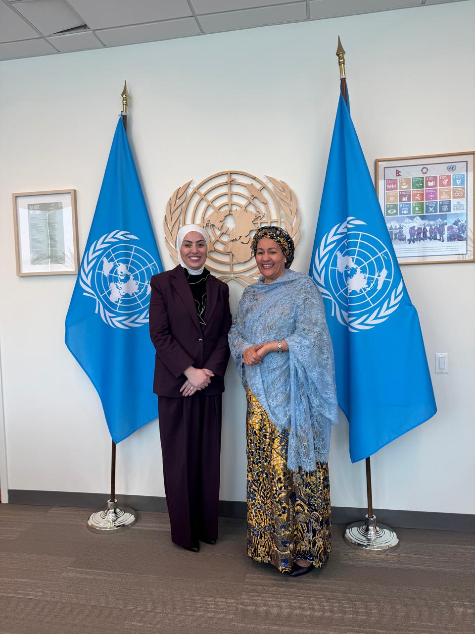 وزيرة التنمية تلتقي أمينة محمد وسيما بحوث