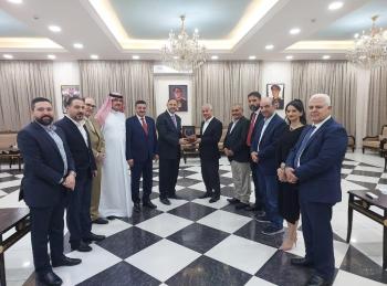 بحث التعاون بين مجلس الأعمال الأردني في دبي وغرفة صناعة الأردن 