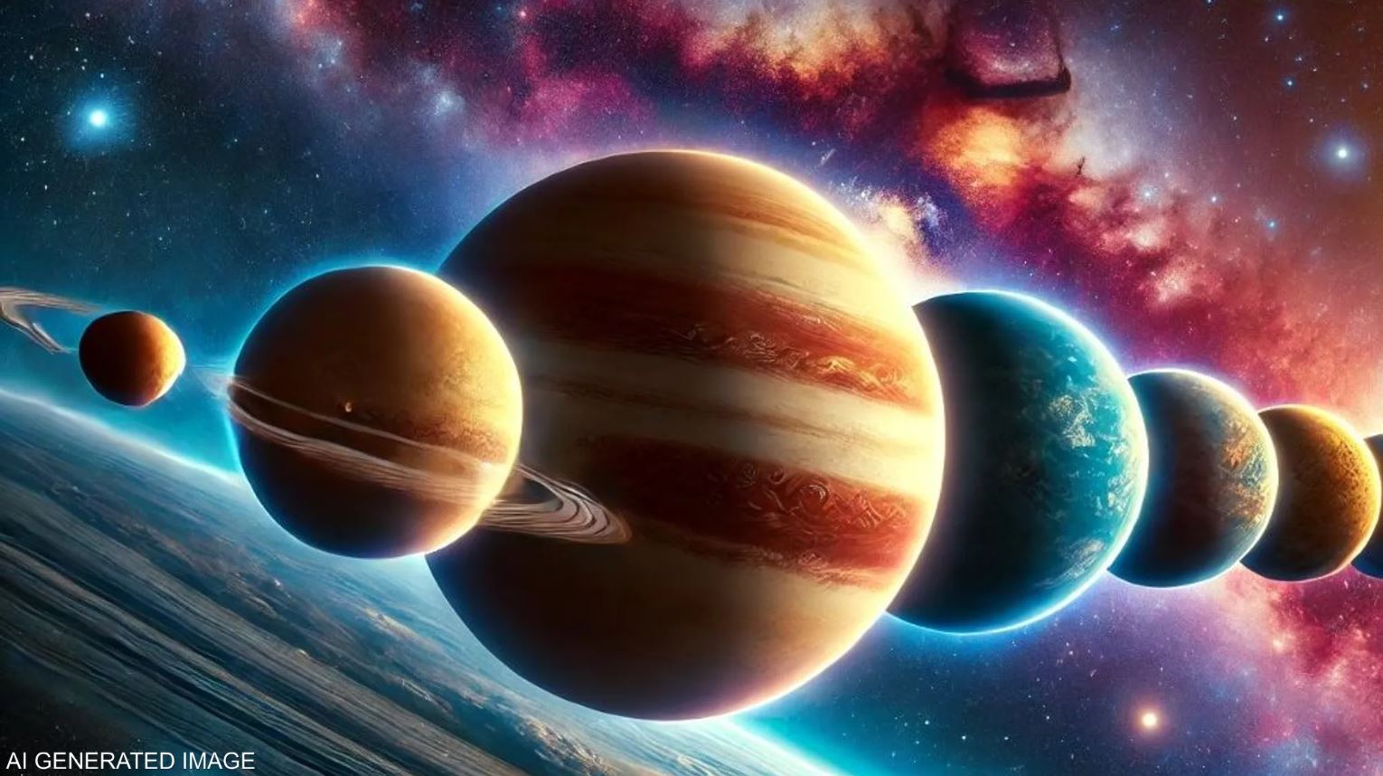 طابور في الفضاء ..  اصطفاف نادر لـ6 كواكب نهاية فبراير