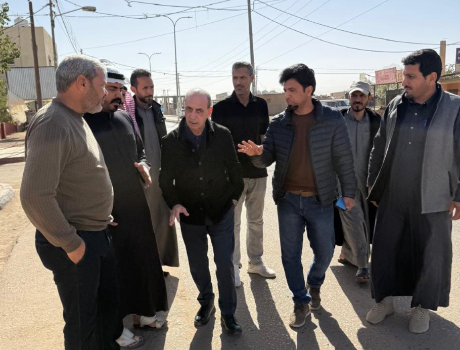 وزير الإدارة المحلية يتفقد بلدية حوض الديسة