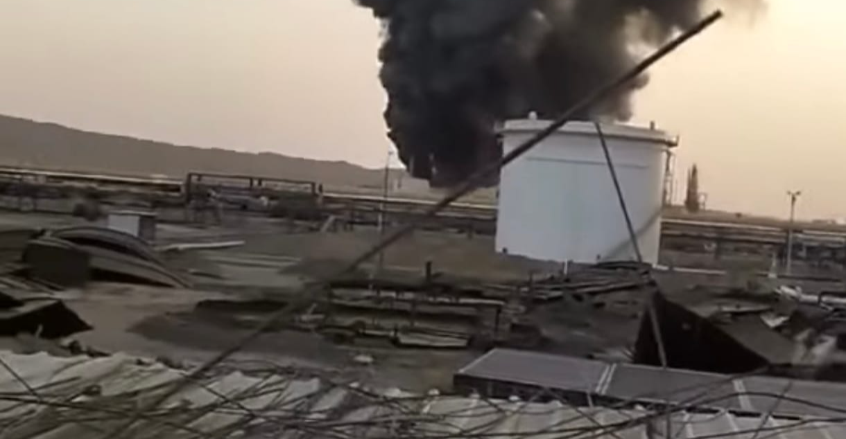 مصرع شخص وإصابة 6 آخرين بحريق مصفاة شمال العراق