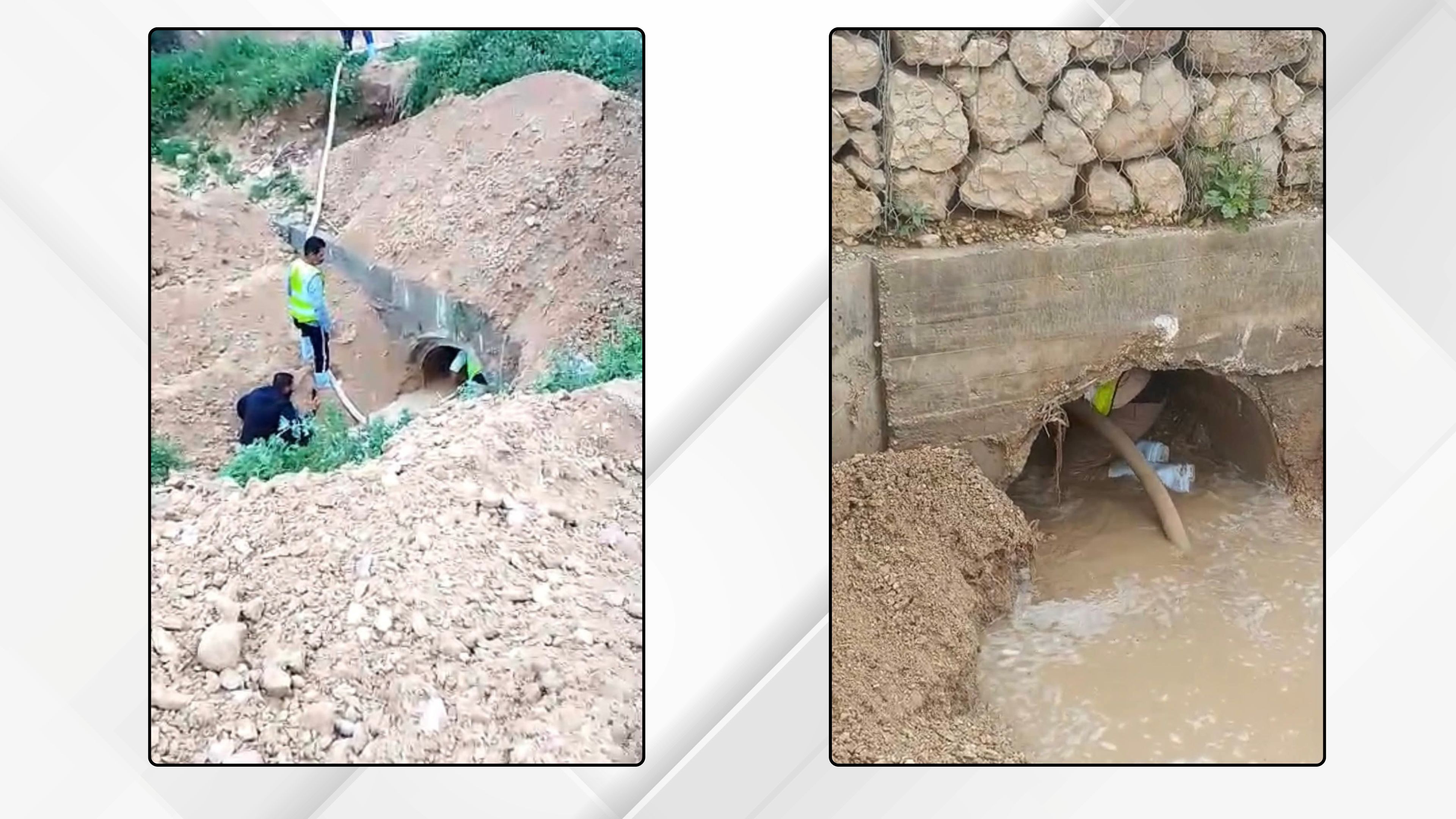 بلدية الشونة الوسطى تكثف جهودها في العمل الميداني خلال المنخفض الحالي 