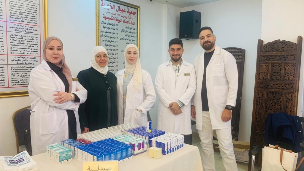 صيدلة عمان الاهلية  تشارك في اليوم الطبي لجمعية عيبال الخيرية