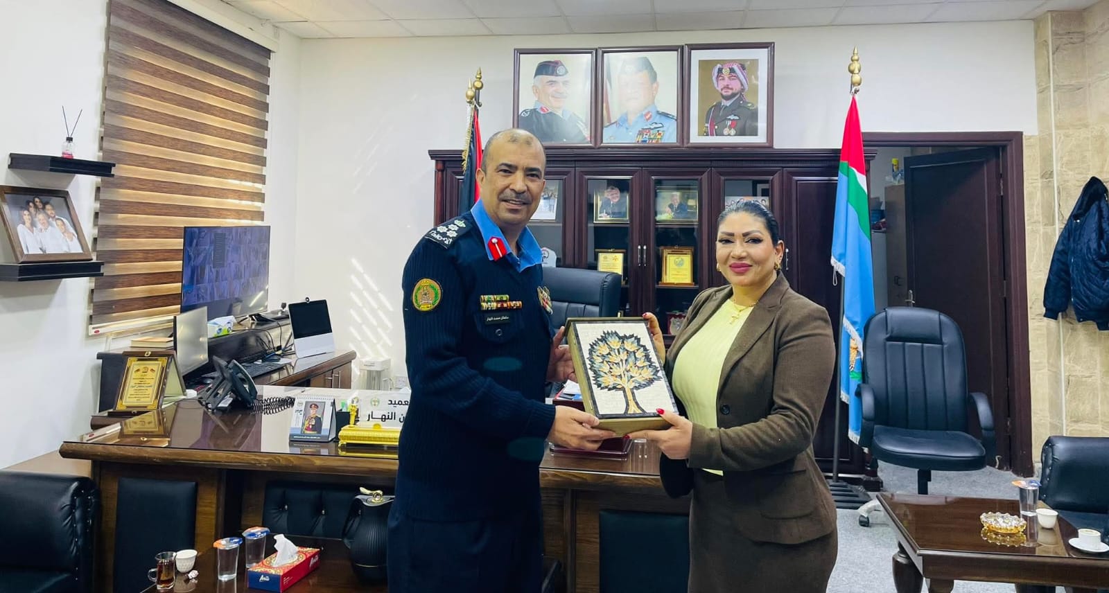 مساواة يكرم مدير شرطة مادبا