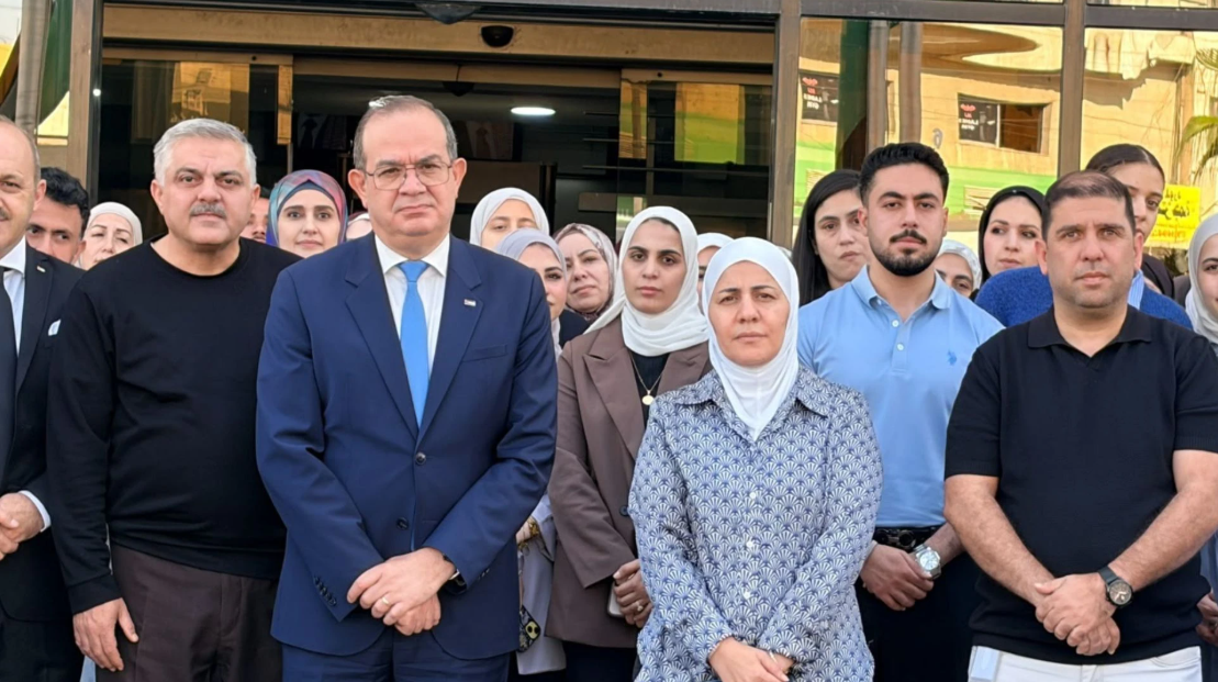 الاقتصاد الرقمي تنظم وقفة تضامنية تنديدا بالهجوم الإرهابي في الكرك
