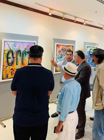 افتتاح معرض فن تشكيل معاصر 2 في مركز إربد الثقافي