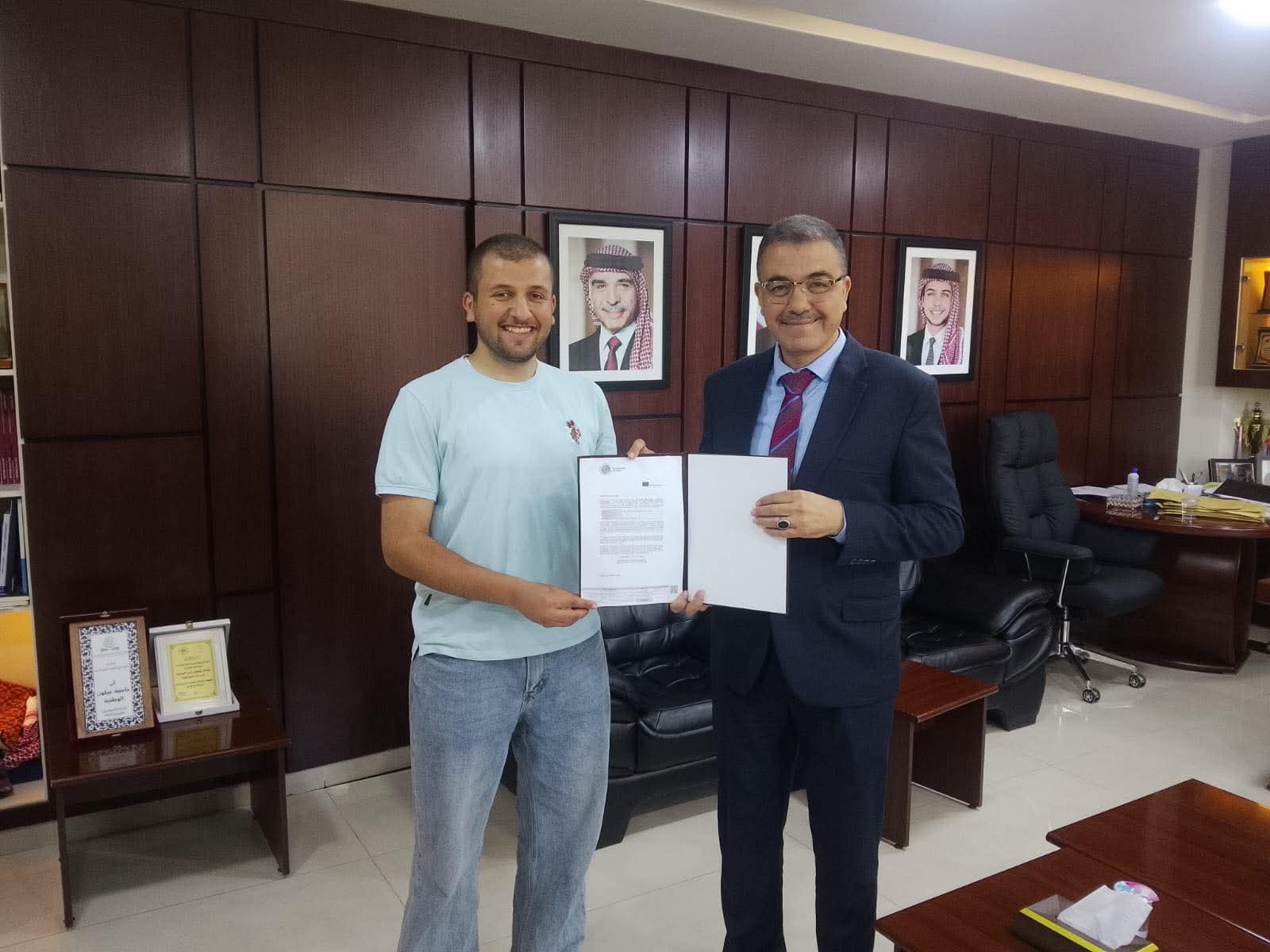 عجلون الوطنية تواصل توسيع حضورها الدولي عبر برنامج إيراسموس بلس الأوروبي.