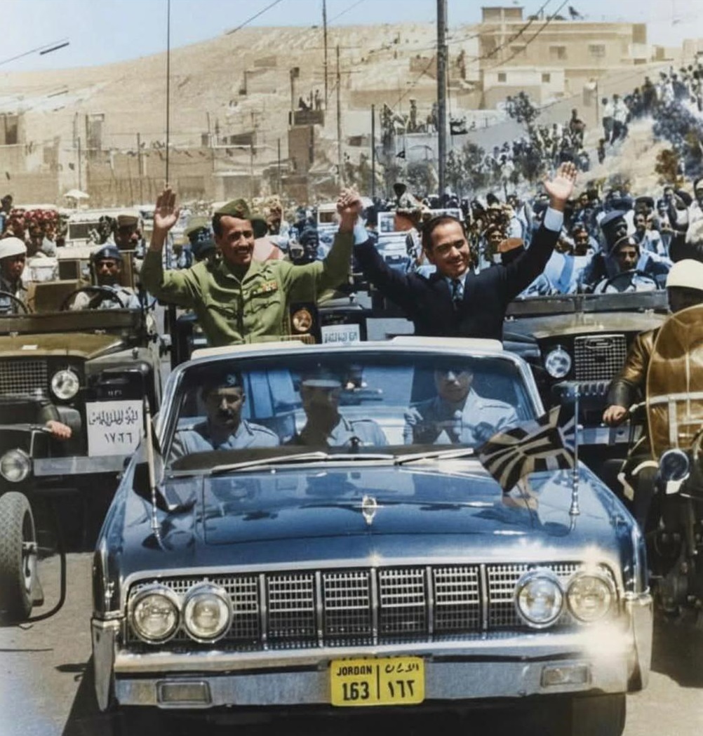 الملك الحسين والرئيس العراقي قبل 59 عاما