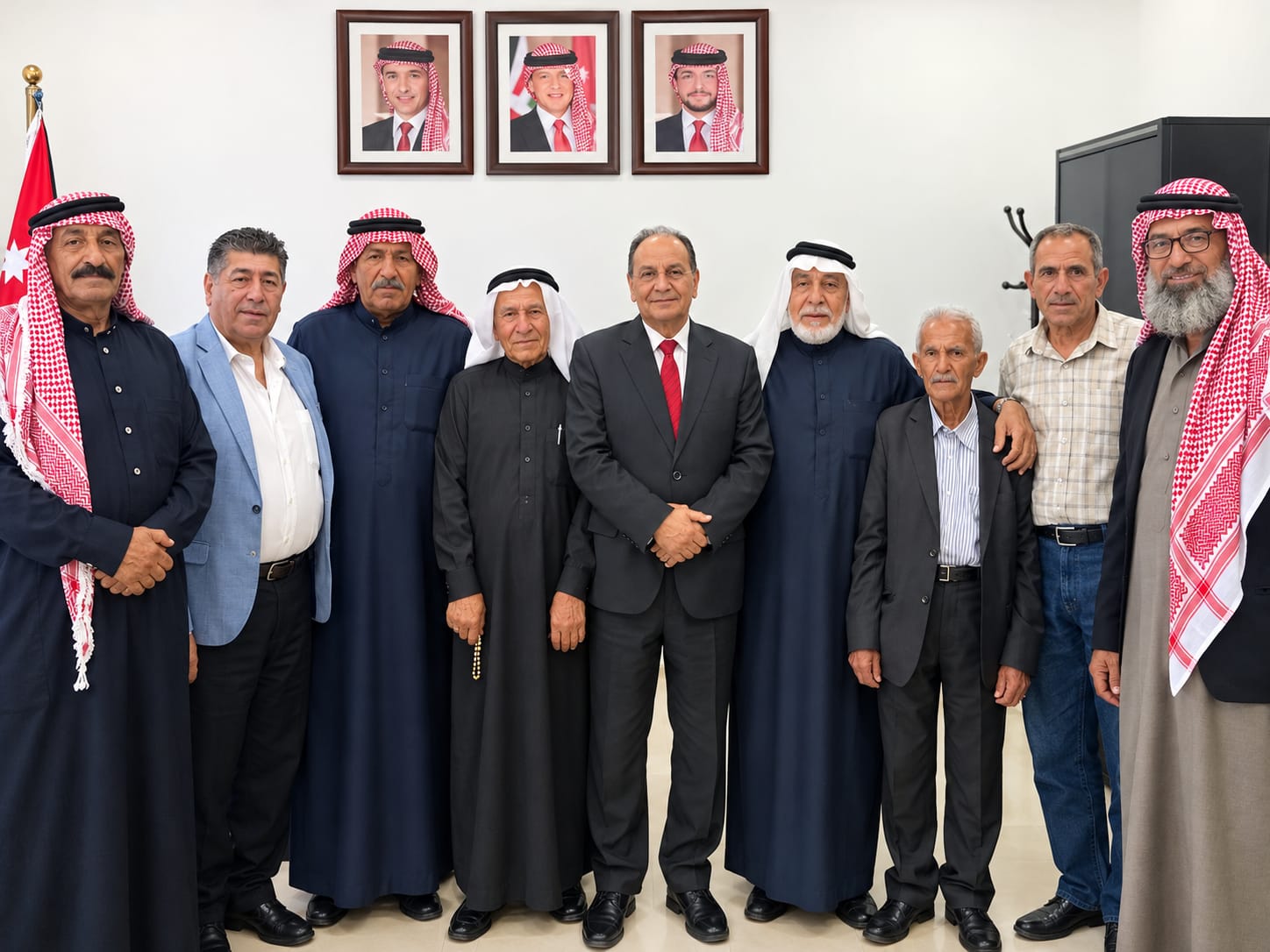مخاتير زي يحتفون بمدير قضاهم الجديد