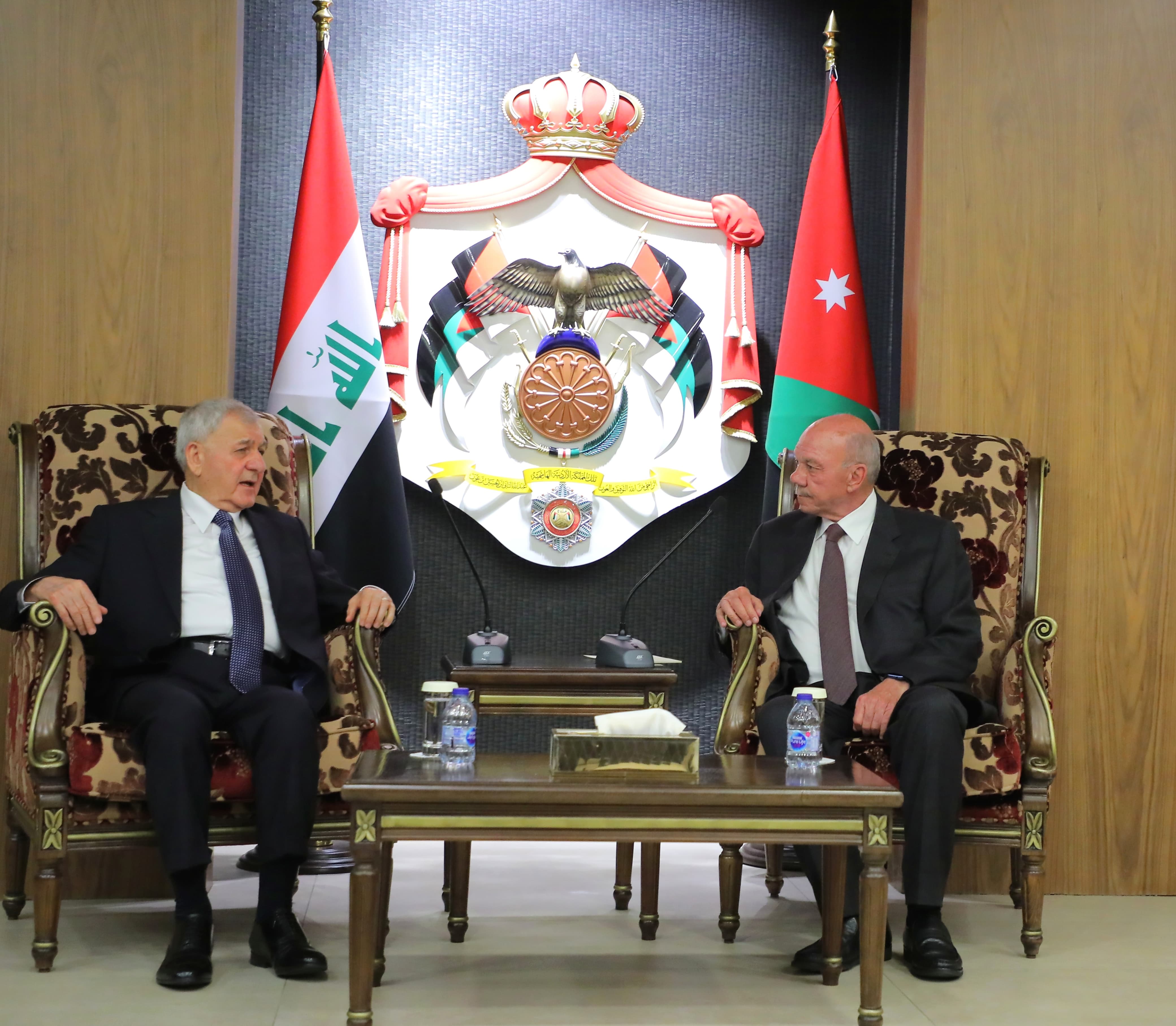 رئيس مجلس الاعيان يلتقي رئيس جمهورية العراق 