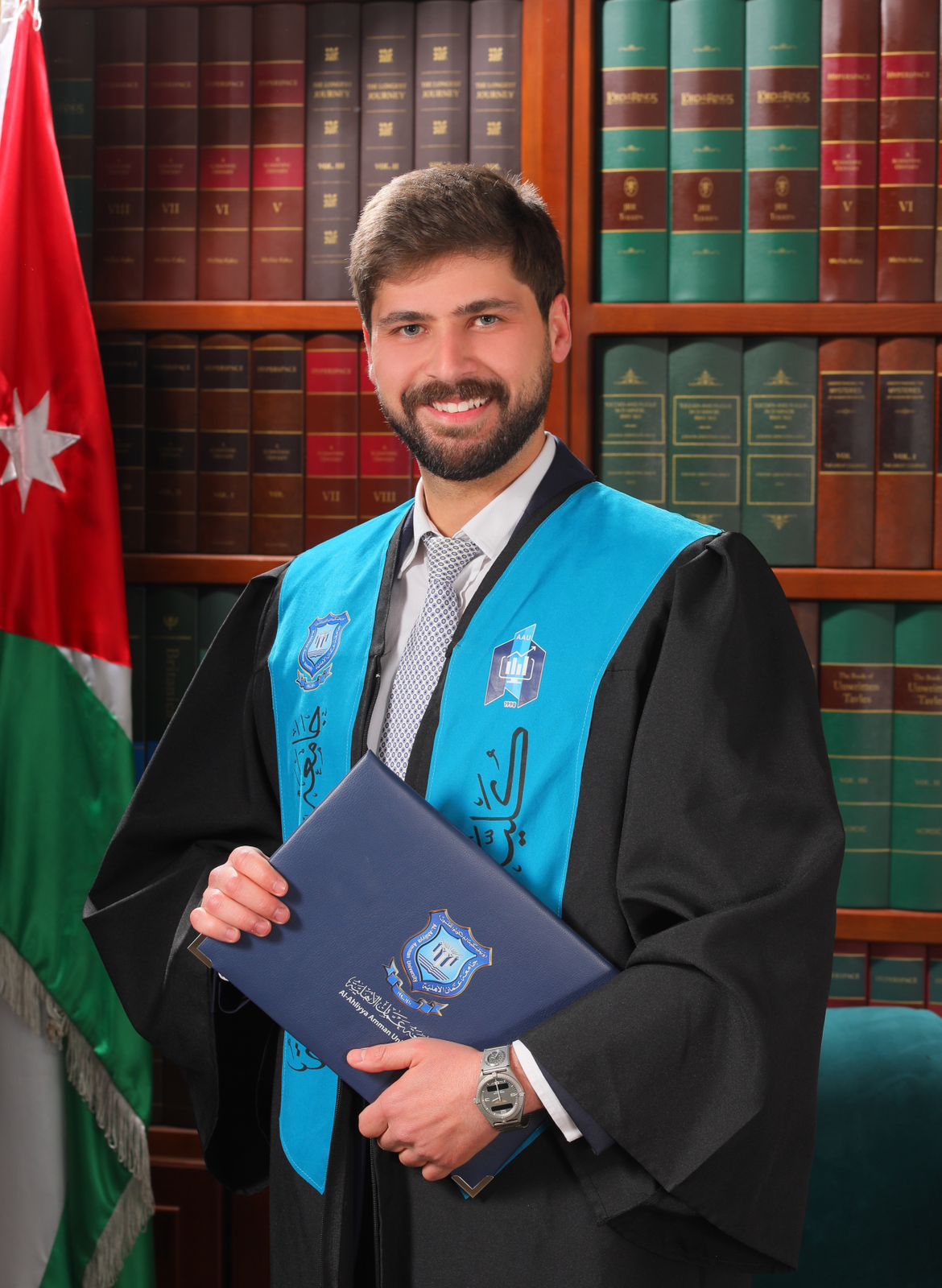 عون أحمد قطيشات ..  مبارك التخرج